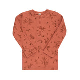 Coral Waffle Knit Tee & Legging Set