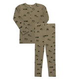 Hunter Waffle Knit Tee & Legging Set