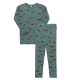 Ocean Waffle Knit Tee & Legging Set