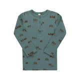 Ocean Waffle Knit Tee & Legging Set