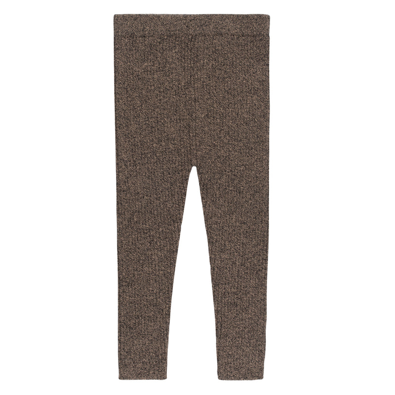 Heather Onyx Hooded Knit Leggings